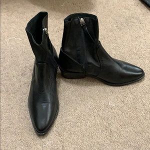Topshop Leather Booties size 6.5